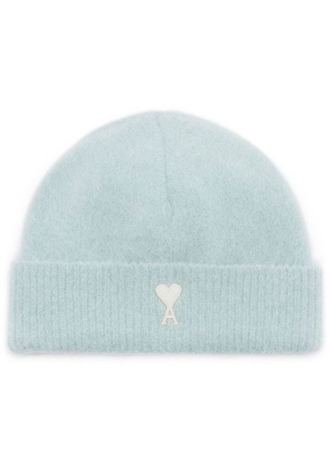 Light blue Ami de Coeur beanie hat Ami paris - unisex AMI PARIS | UHA105KN0032482